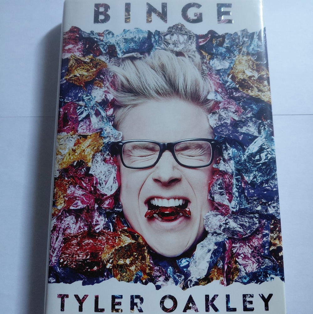 Gallery Binge Book Cover with Multicolor Design